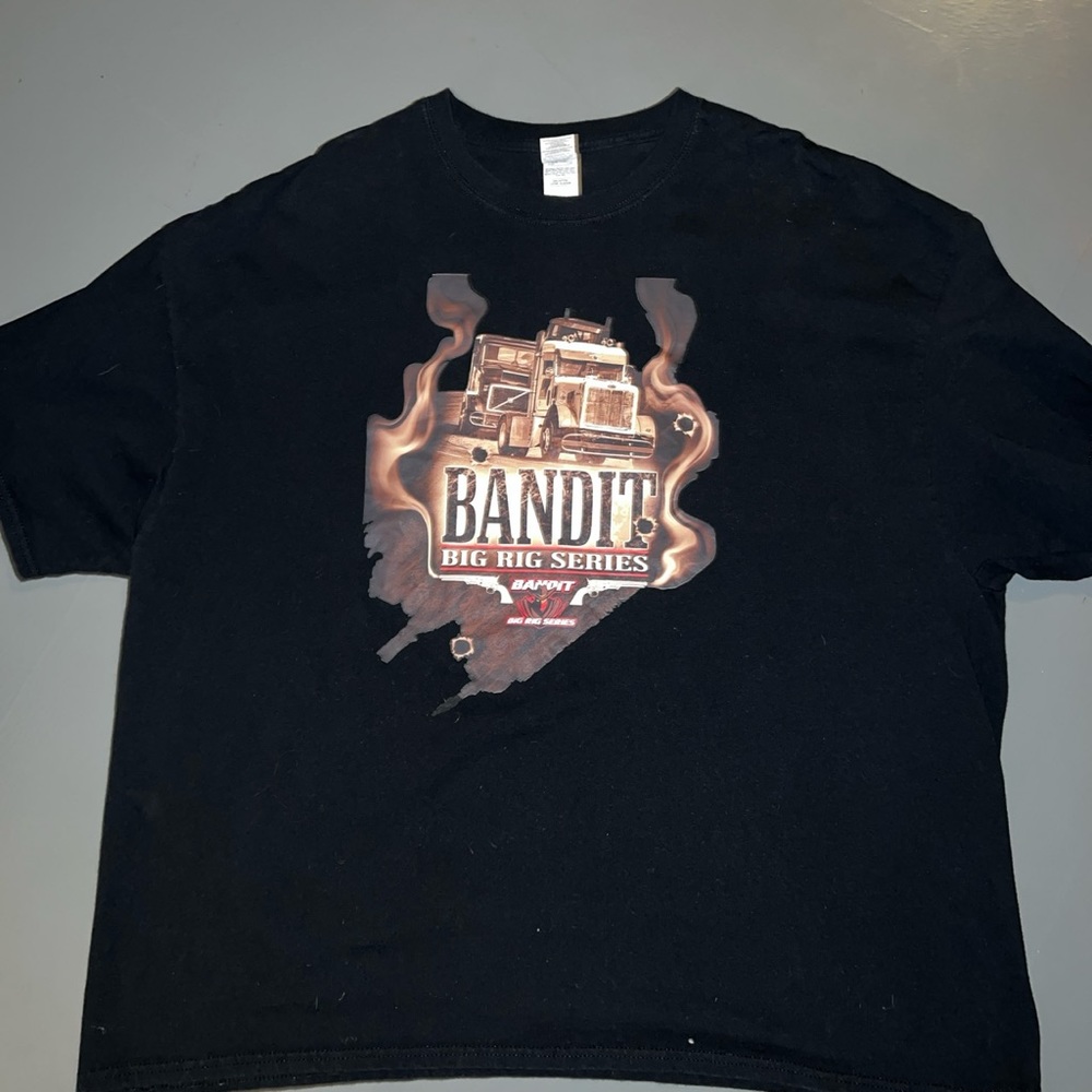 Big Rig Series Bandit Truck Black Graphic T-shirt
NWOT 3XL
